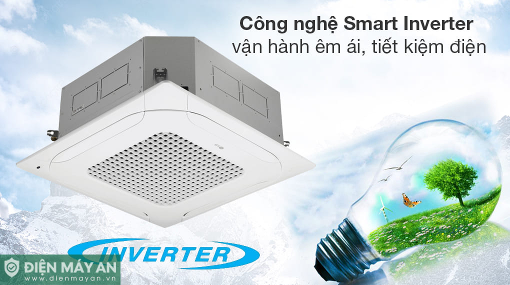 Điều hòa âm trần cassette LG Inverter 30000 BTU ZTNQ30GNLE0